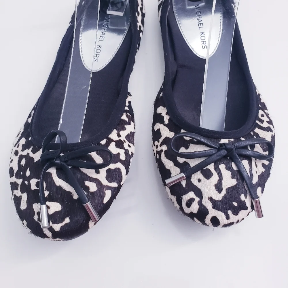 MICHAEL Michael Kors Calf Hair Animal Print Flats